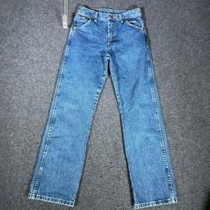 Wrangler Cowboy Cut Blue Jeans 13BGSHD Straight Leg Regular Fit 14 REG 27x27